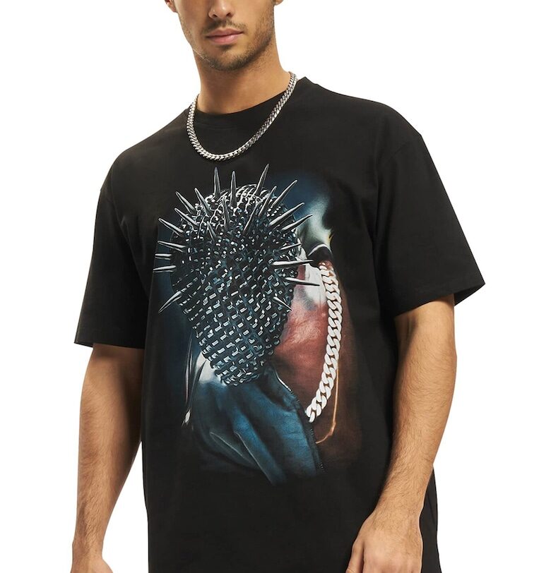 Унисекс свободна тениска с принт Mister tee