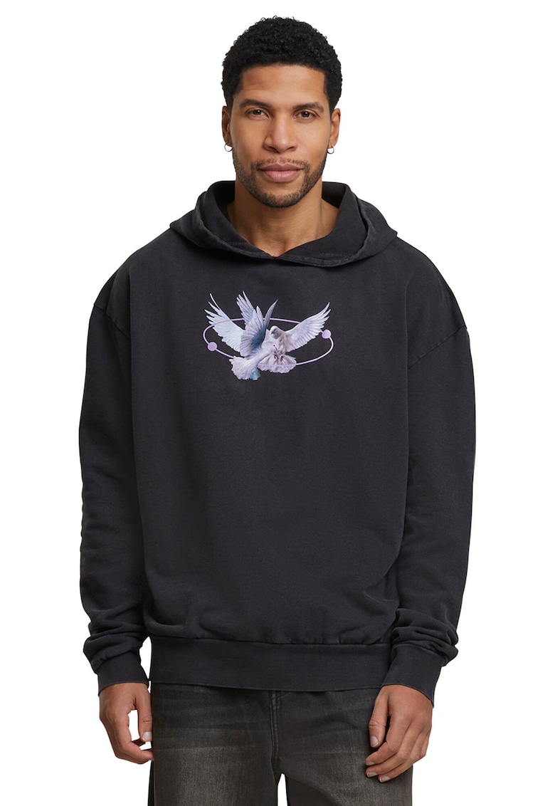 Унисекс свободно худи с фигурален принт Mister tee