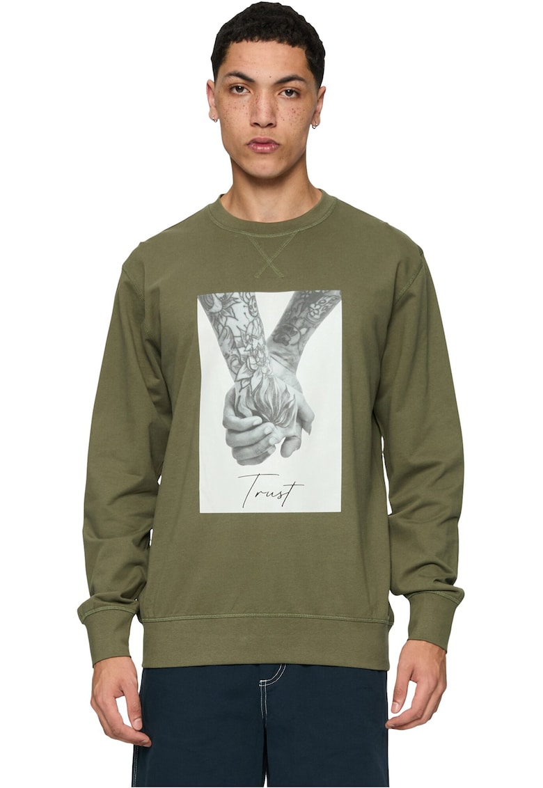 Унисекс суитшърт с фото щампа Mister tee