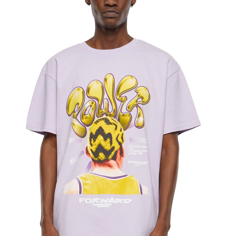 Унисекс тениска с графична шарка Mister tee