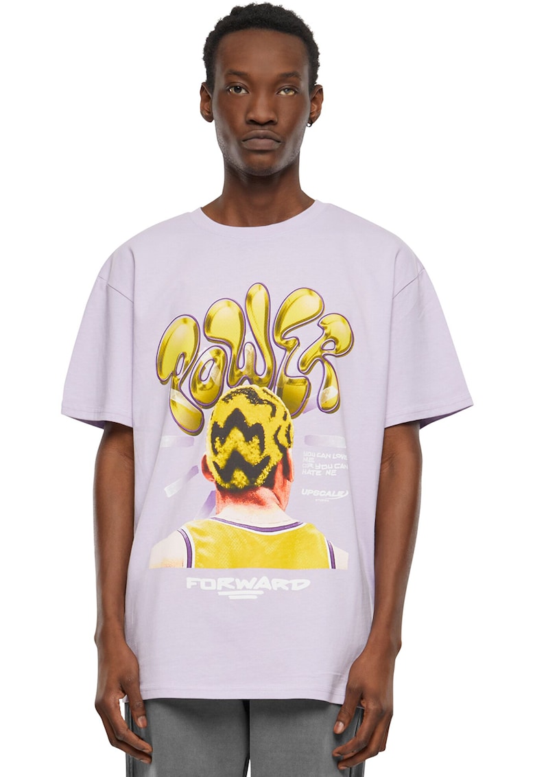 Унисекс тениска с графична шарка Mister tee