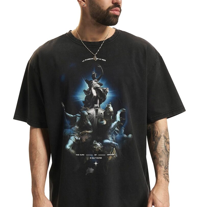 Унисекс тениска с принт Mister tee