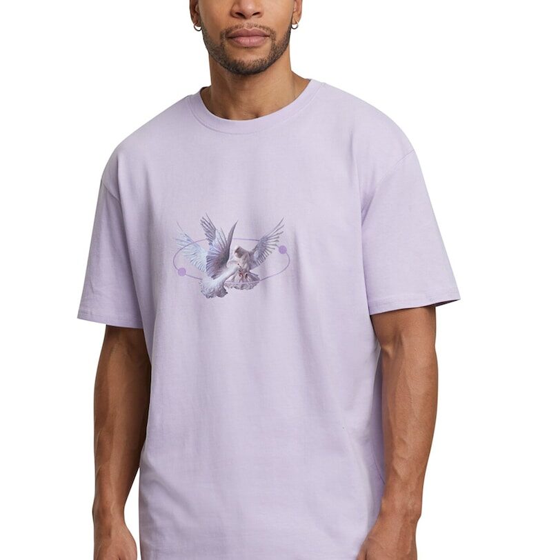 Унисекс тениска с фигурален принт Mister tee