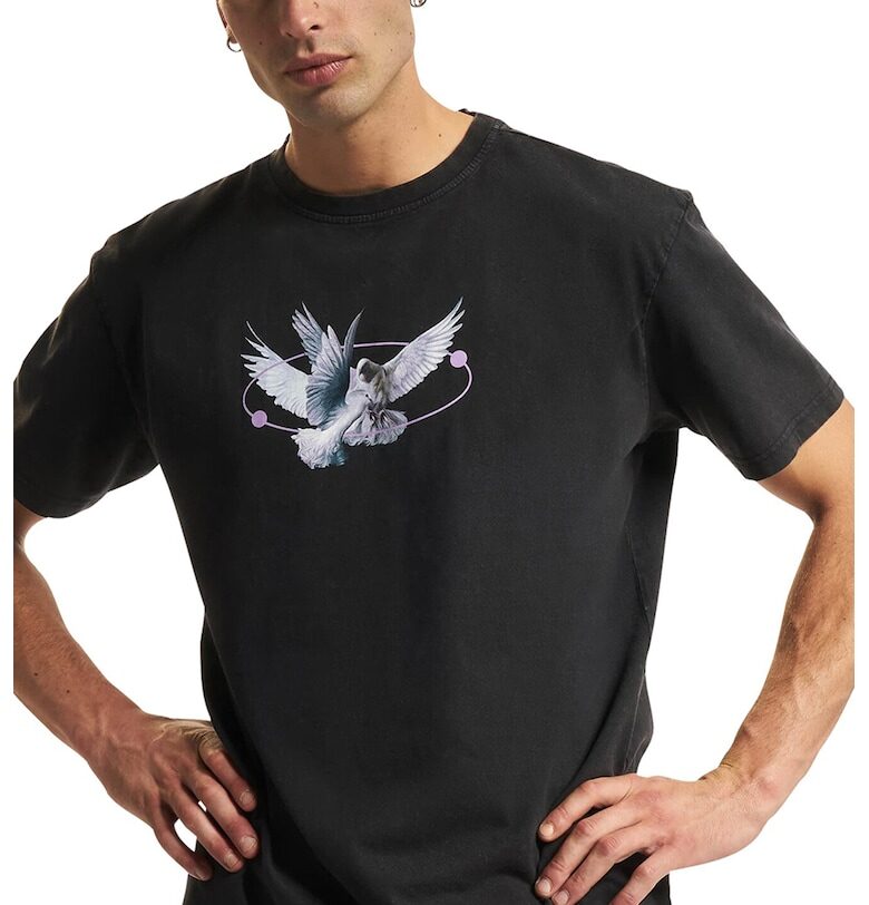 Унисекс тениска с фигурален принт Mister tee