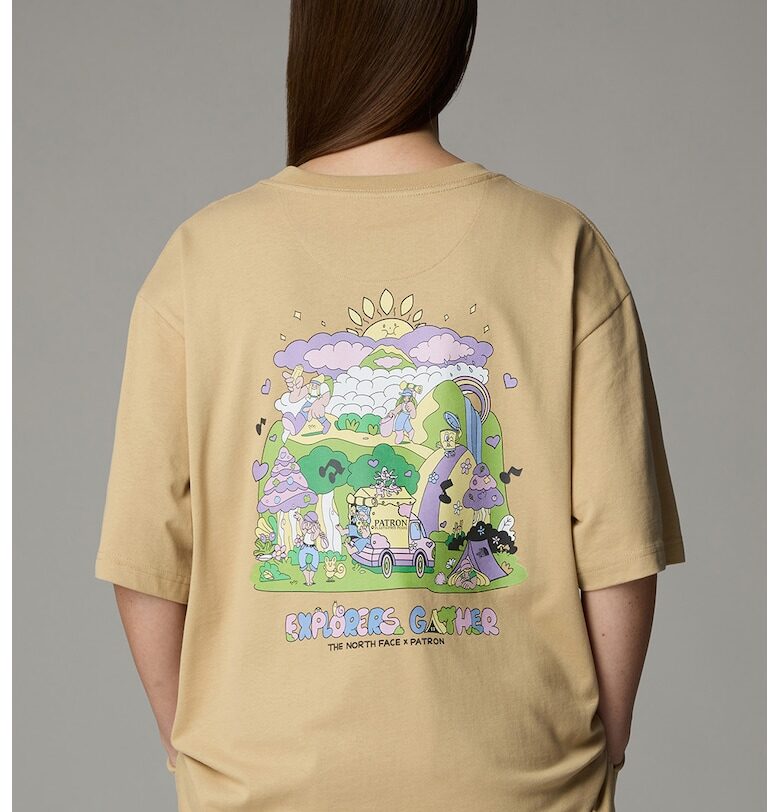 Унисекс уголемена тениска Mountain Cleanup The North Face