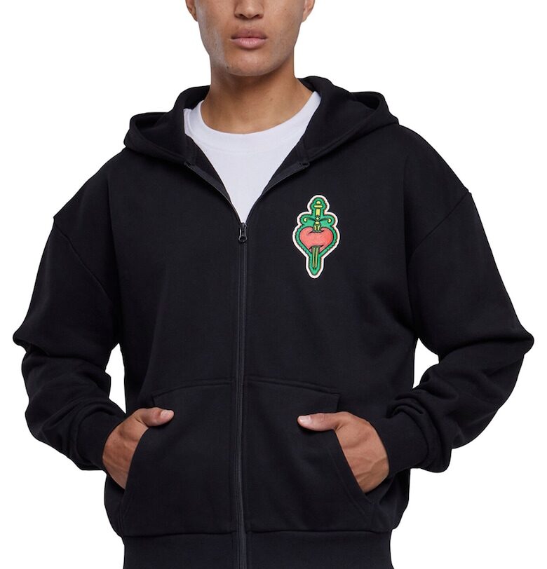 Унисекс худи с принт на гърба Mister tee