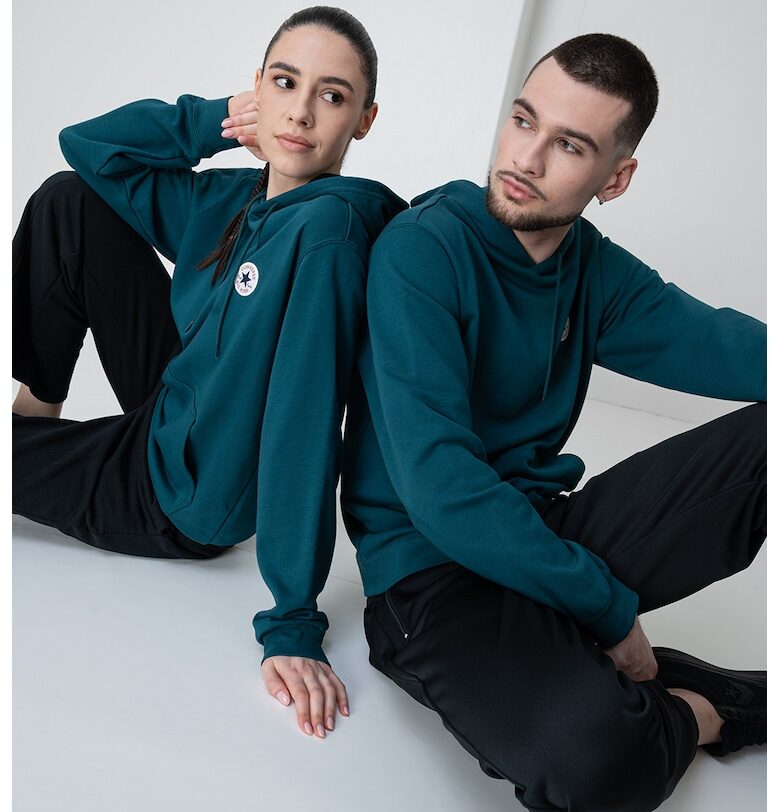 Унисекс худи с пришито лого Converse