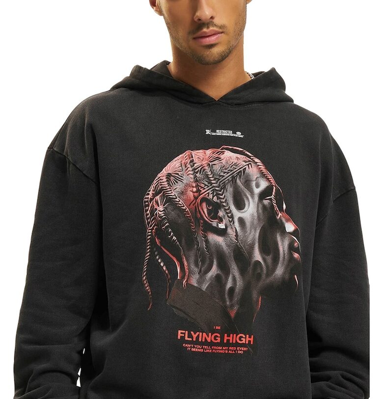 Унисекс худи с фигурален принт Mister tee