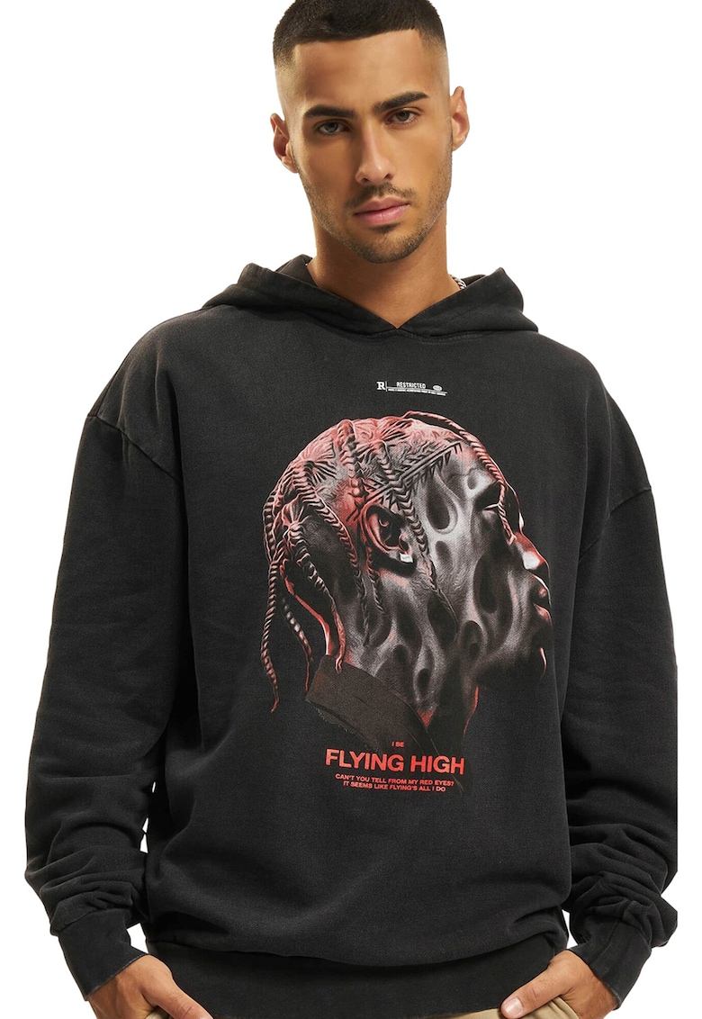 Унисекс худи с фигурален принт Mister tee