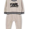 Фино плетен гащеризон с лого KARL LAGERFELD KIDS