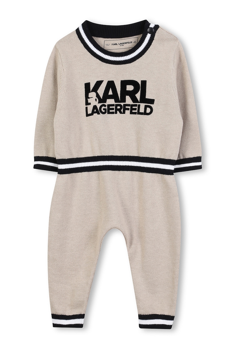 Фино плетен гащеризон с лого KARL LAGERFELD KIDS