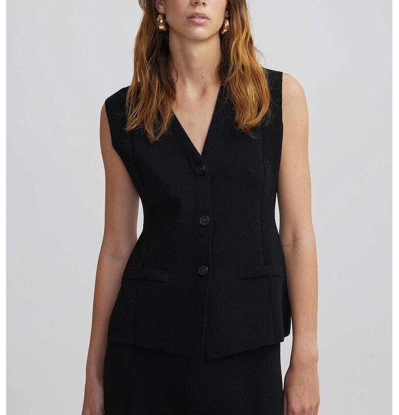 Фино плетен елек с копчета Ipekyol