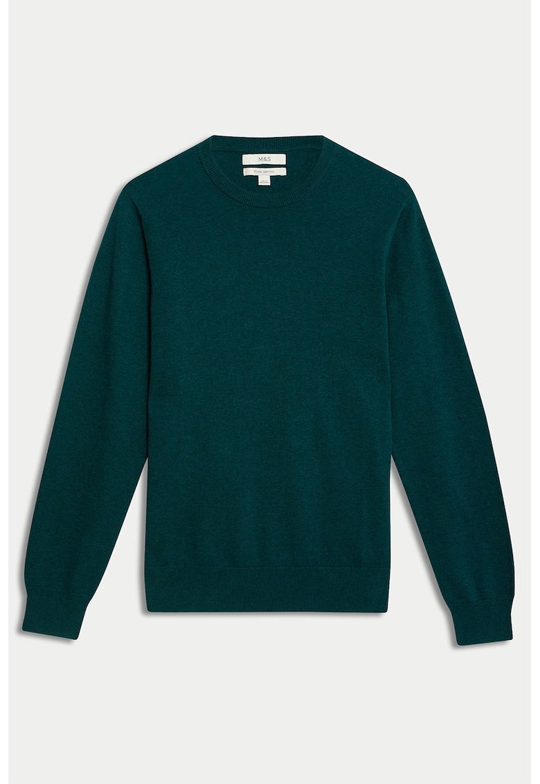Фино плетен пуловер с овално деколте Marks Spencer