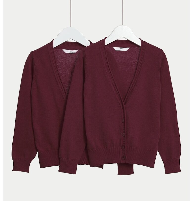 Фино плетена жилетка - 2 броя Marks  Spencer