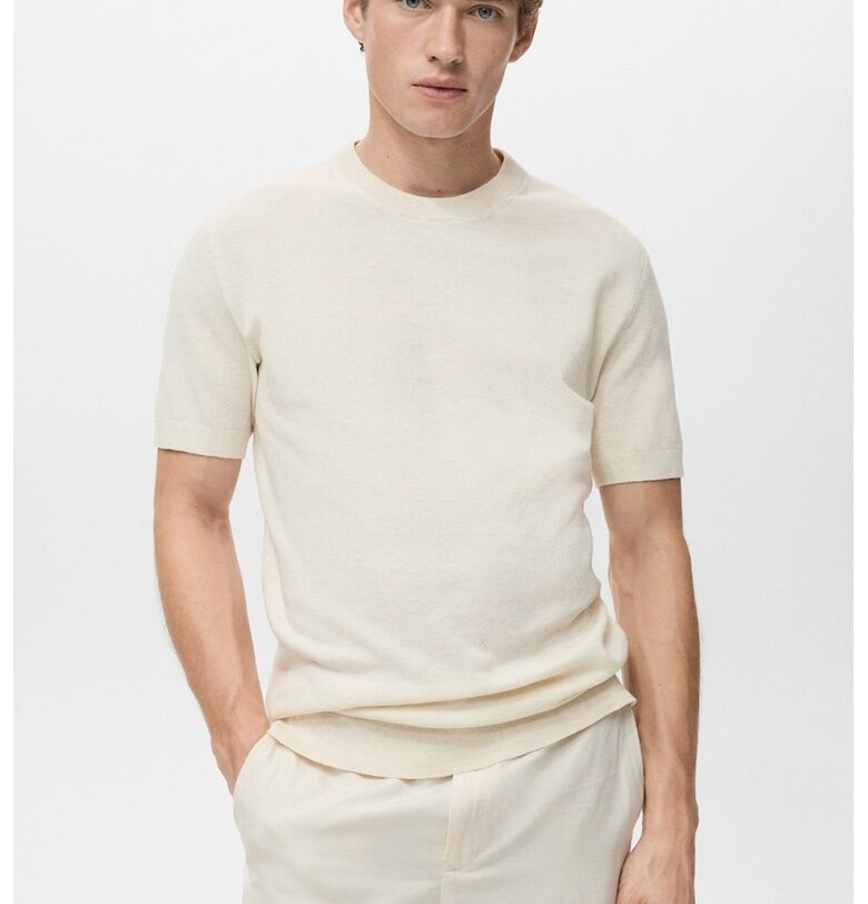 Фино плетена тениска Mango