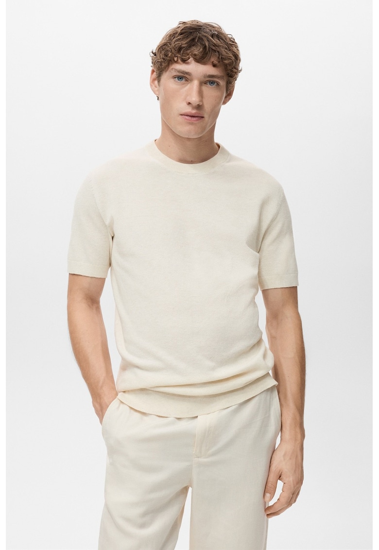 Фино плетена тениска Mango