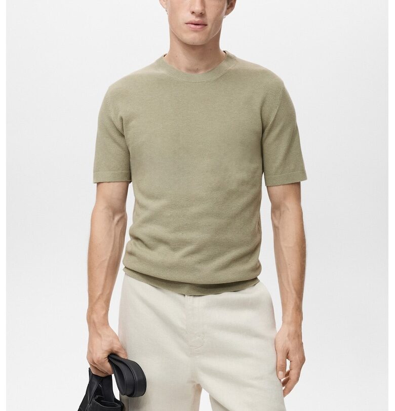 Фино плетена тениска Mango