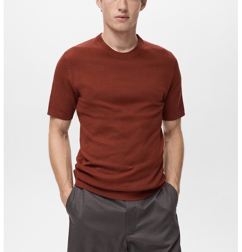 Фино плетена тениска Mango