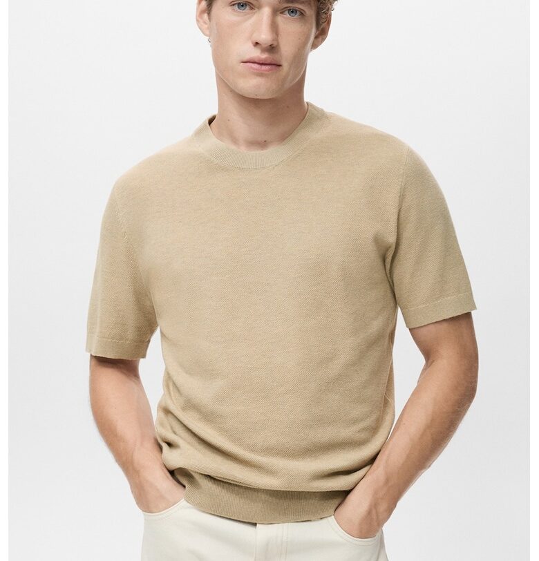 Фино плетена тениска Mango