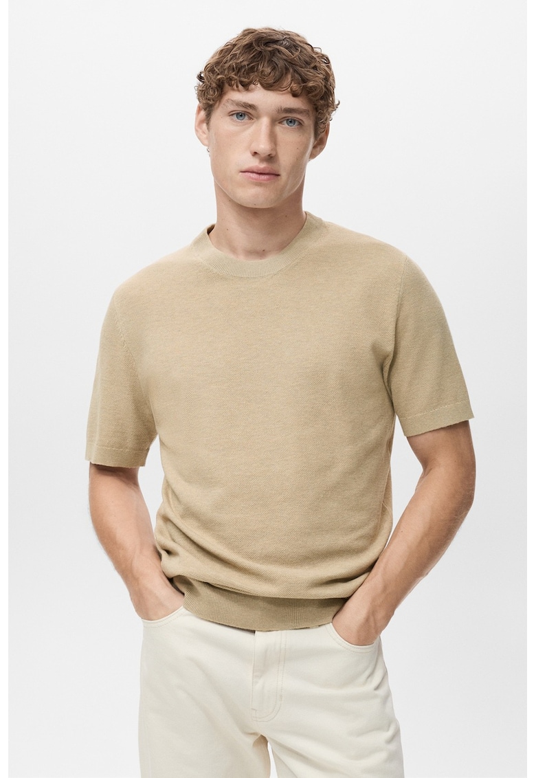 Фино плетена тениска Mango