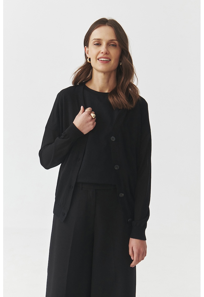 Фино плетена шпиц жилетка Tatuum