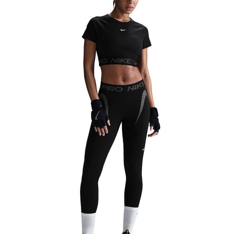 Фитнес къса тениска с Dri-Fit и къси ръкави Nike