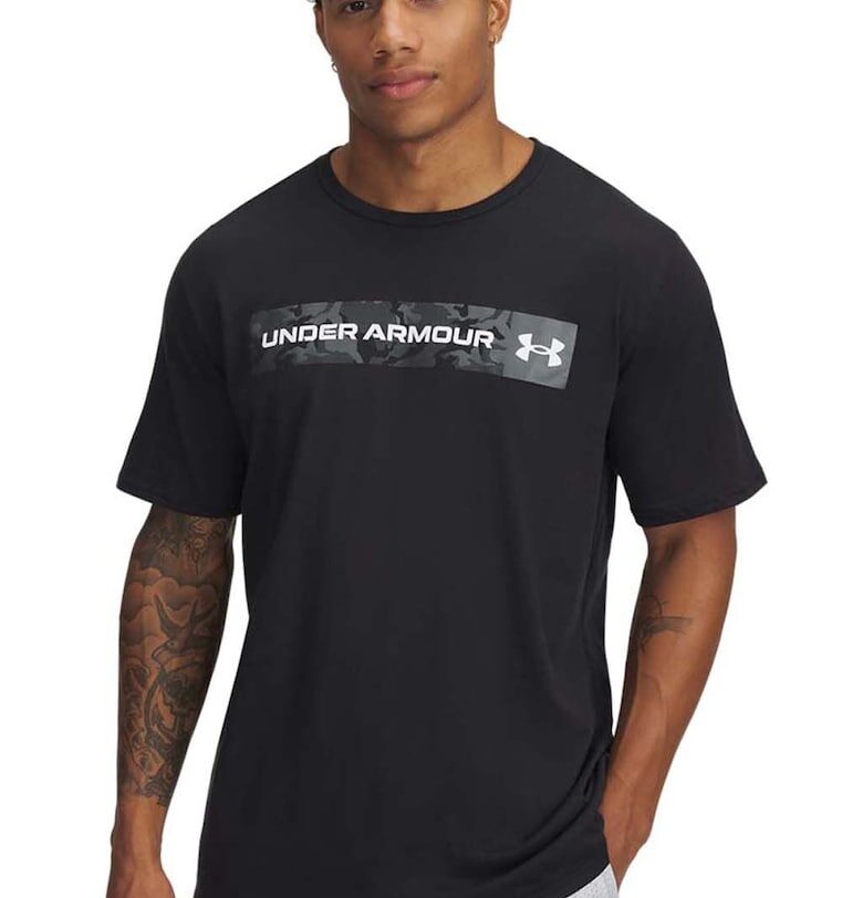 Фитнес тениска Camo с лого Under Armour