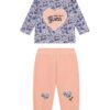 Флорална блуза и свободен спортен панталон - 2 части GUESS KIDS