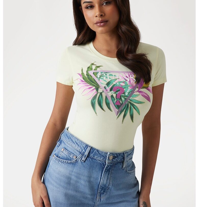 Флорална тениска GUESS