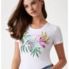 Флорална тениска GUESS