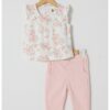 Флорална тениска и къс панталон - 2 части US Polo Assn