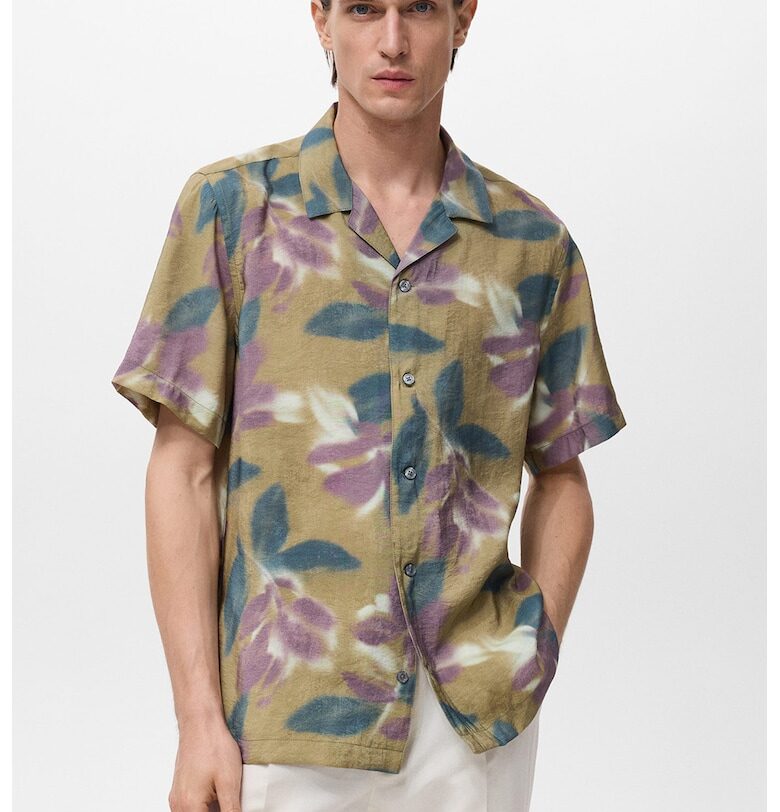 Флрална риза с модал Mango