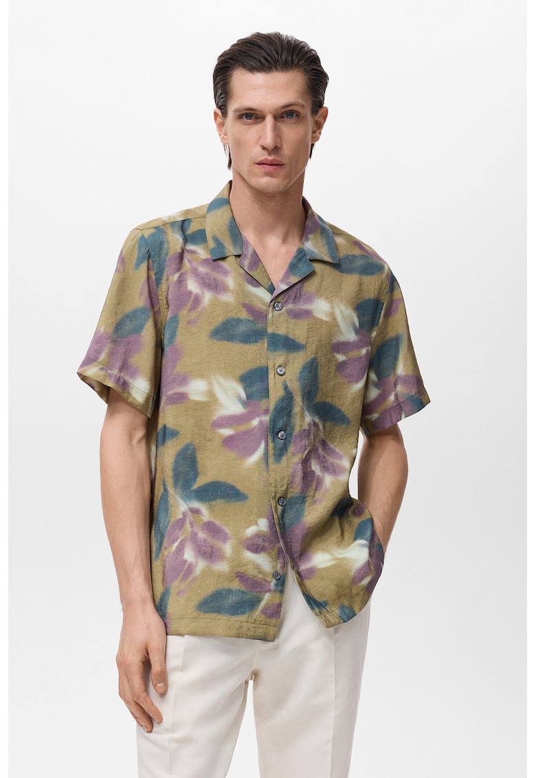 Флрална риза с модал Mango