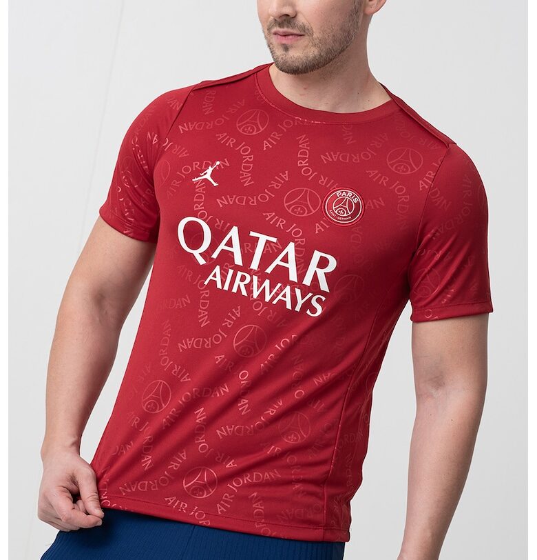 Футболна тениска Performance с принт и овално деколте Nike