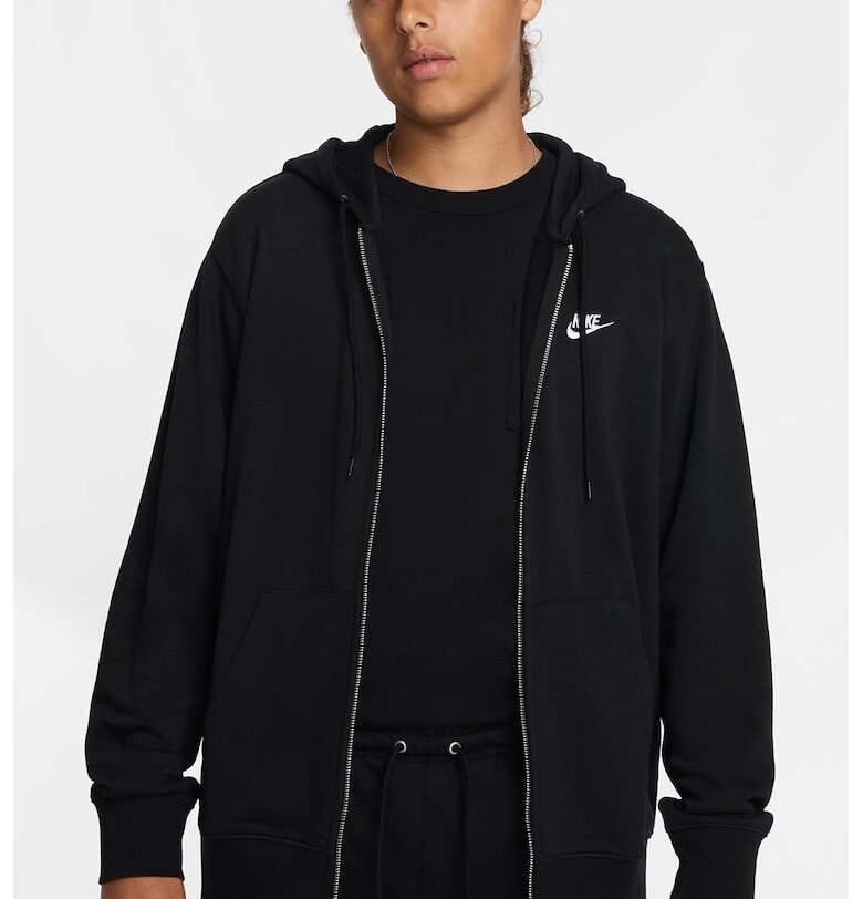 Худи Club с памук и цип Nike