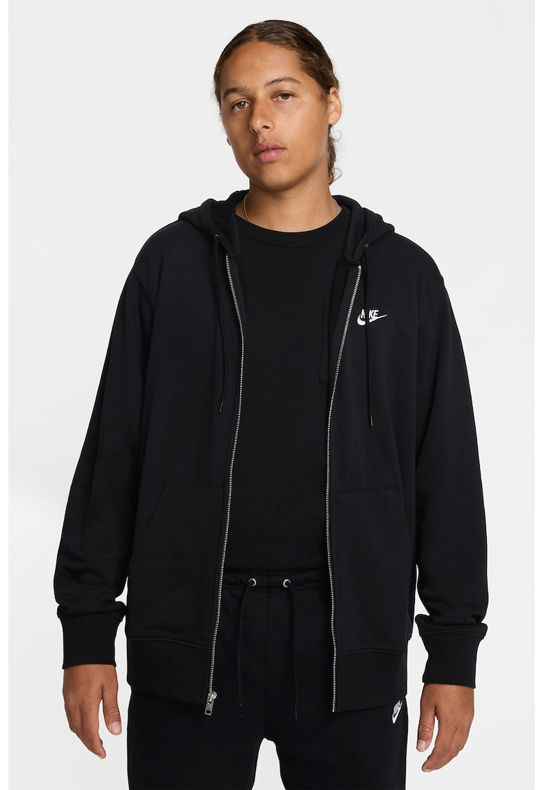 Худи Club с памук и цип Nike