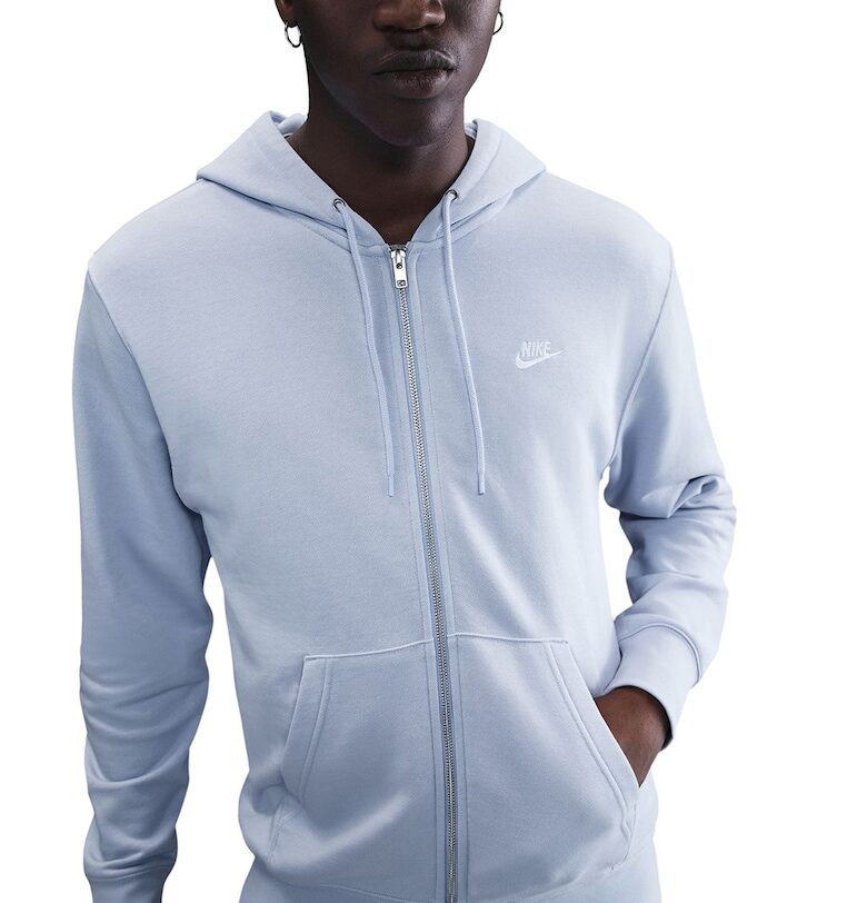 Худи Club с памук и цип Nike