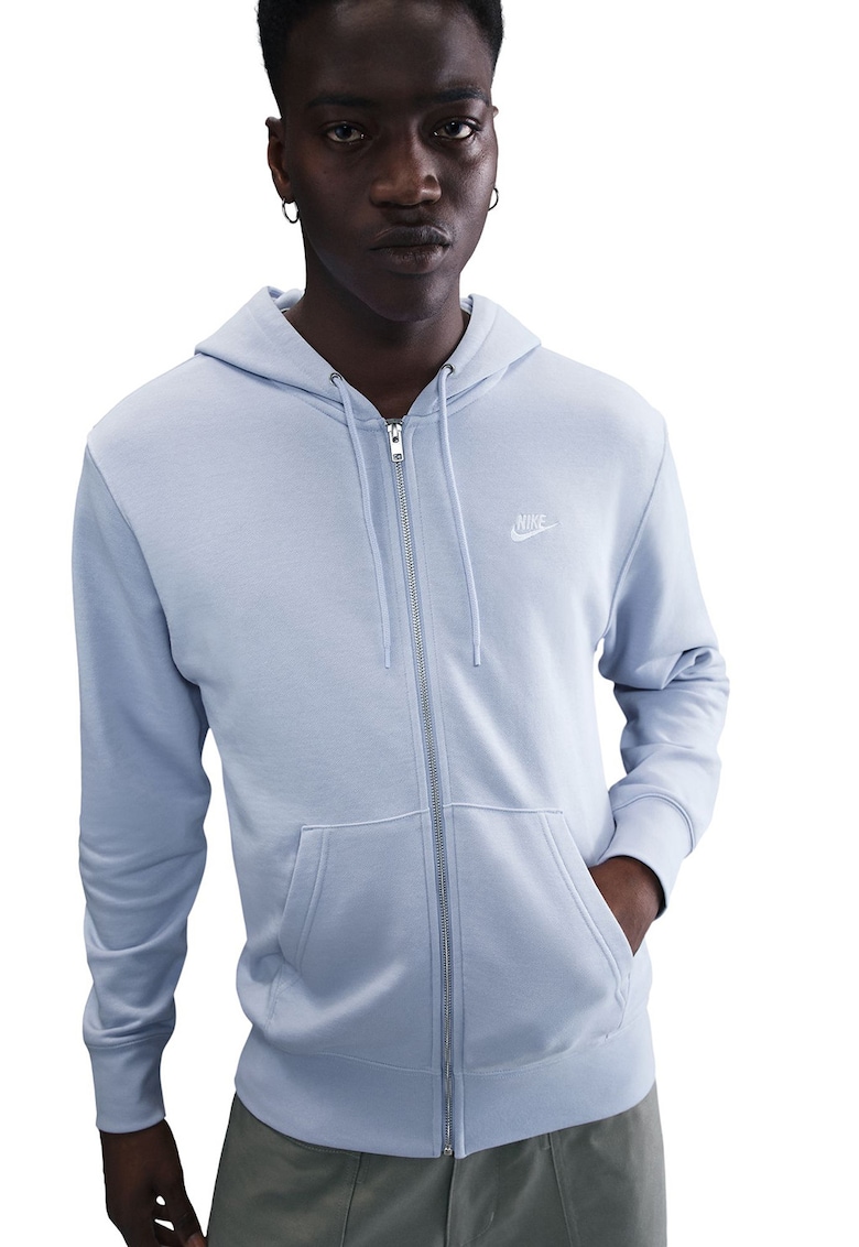 Худи Club с памук и цип Nike