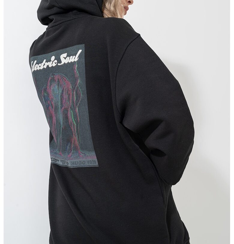 Худи Delejandra с джоб кенгуру HUGO