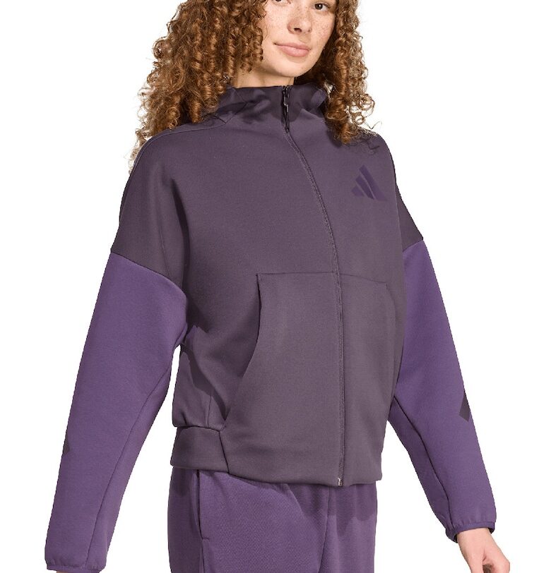Худи Z.N.E с цип и паднали ръкави adidas Sportswear
