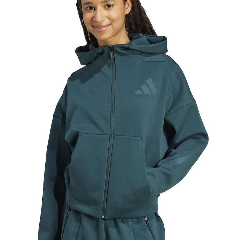 Худи Z.N.E. с паднали ръкави и скосени джобове adidas Sportswear