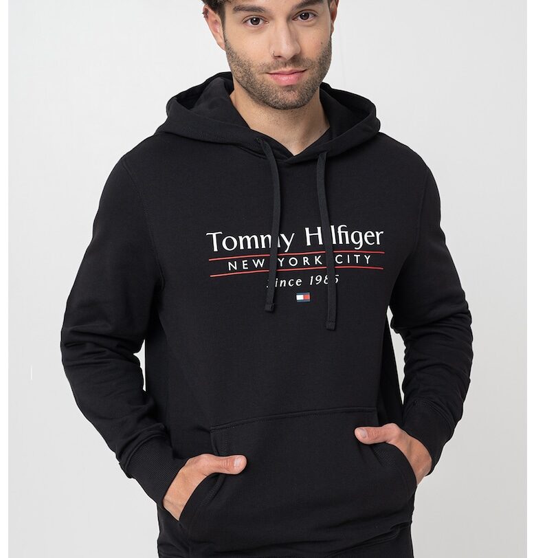 Худи от органичен памук с лого Tommy Hilfiger