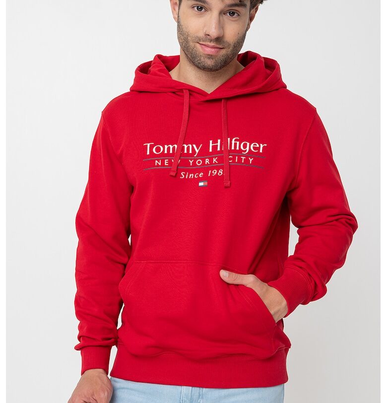Худи от органичен памук с лого Tommy Hilfiger