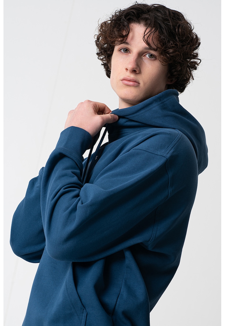 Памучно худи с джоб кенгуру BOSS