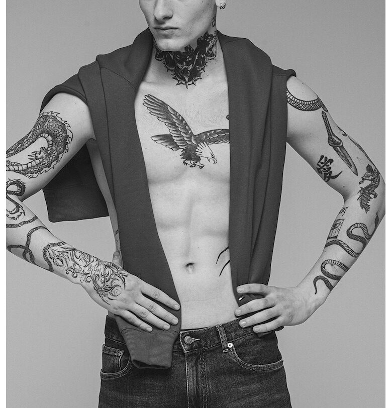 Худи с джоб кенгуру и лого Tommy Hilfiger