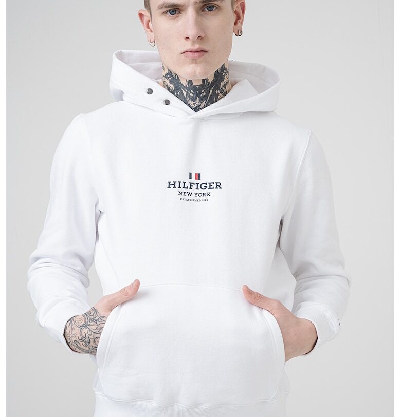 Худи с джоб кенгуру и лого Tommy Hilfiger