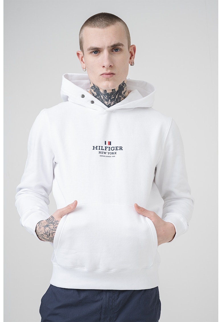 Худи с джоб кенгуру и лого Tommy Hilfiger