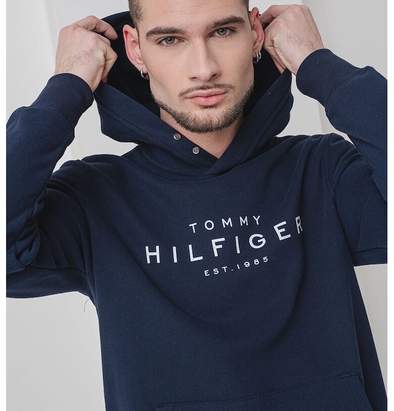 Худи с джоб кенгуру и лого Tommy Hilfiger