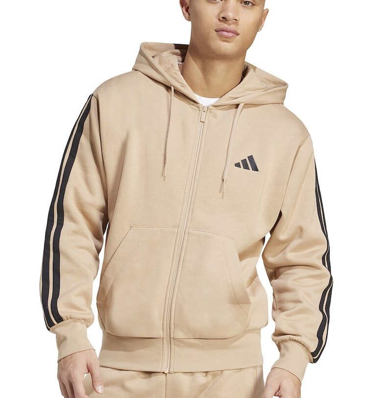 Худи с джобове отпред и цип adidas Sportswear