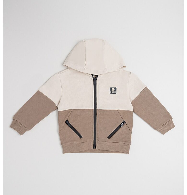 Худи с дизайн с цветен блок с цип Mayoral